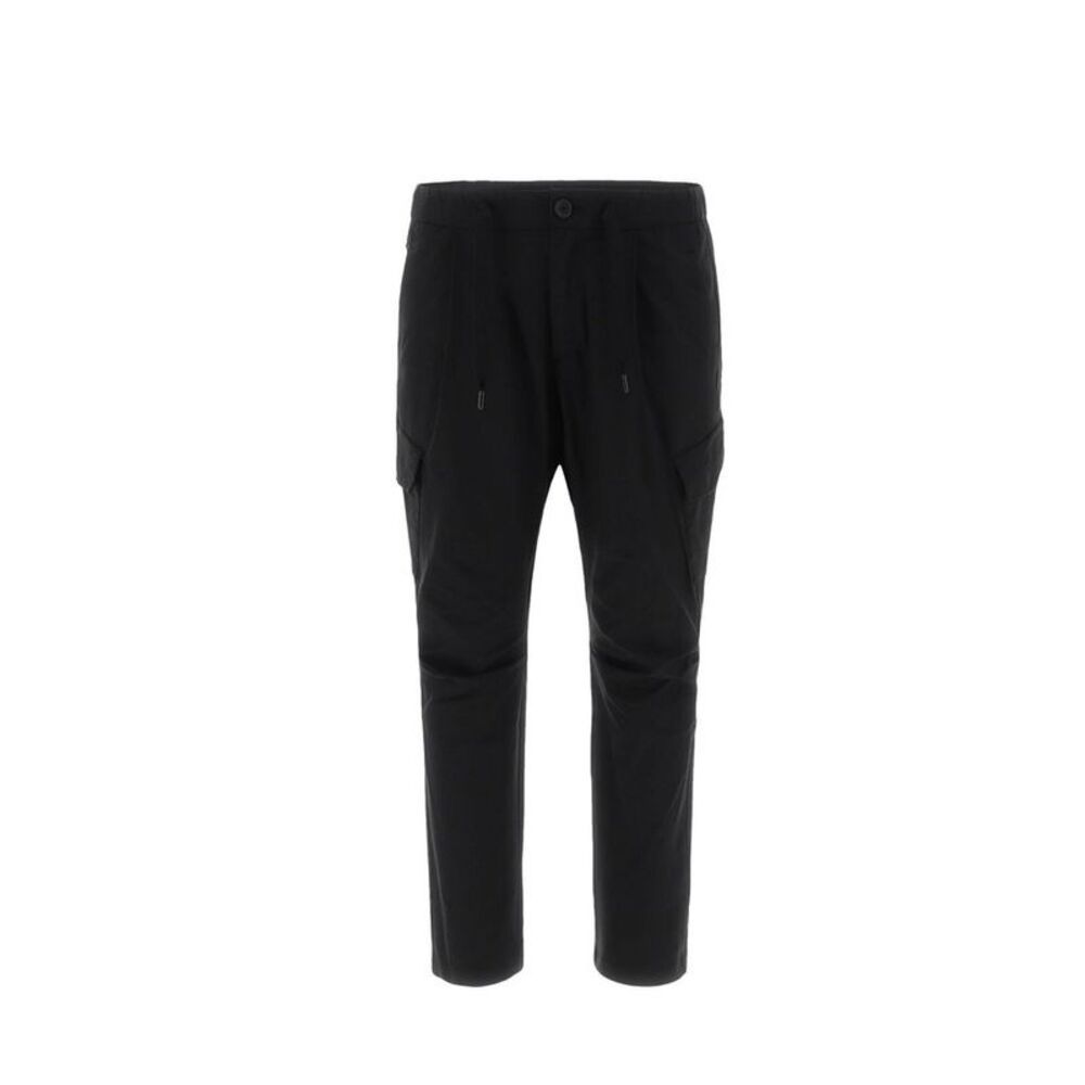 Herno Black Polyester Cargo Men's Pants